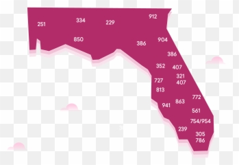 All Florida Area Codes Freshcaller Phone System - Area Codes png