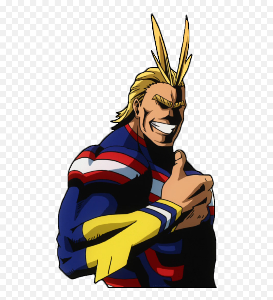 Transparent All Might U0026 Free Mightpng - All Might Thumbs Up,Thumbs Up Transparent Background