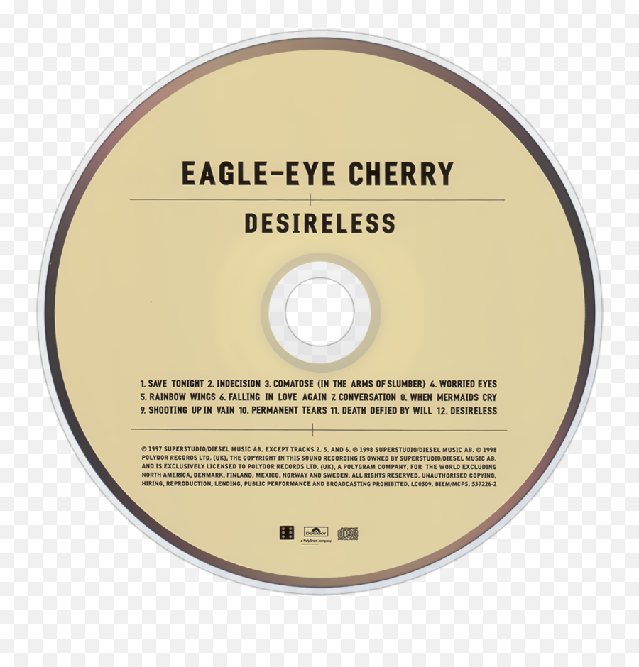 Eagle - Eye Cherry Desireless Theaudiodbcom Optical Disc Png,Eagle Eye Icon