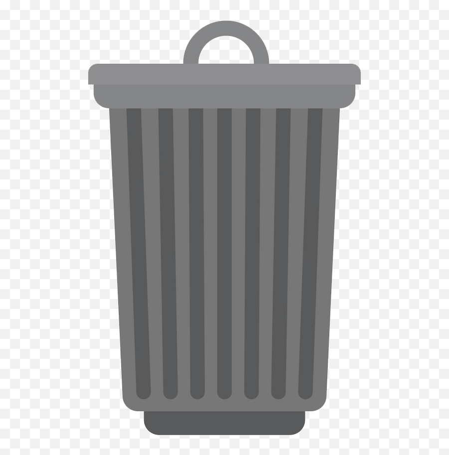 Icon Trash Can Clipart Transparent 1 Png Black