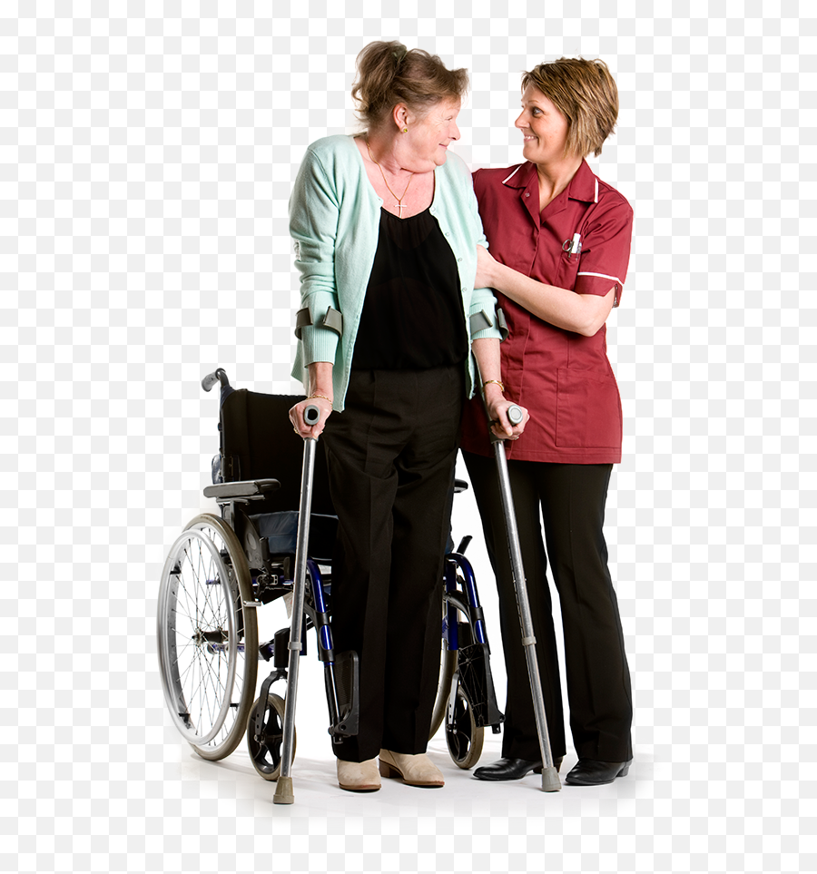 Nursing Service People Health Long - Wheelchair With People Png,Old Person Png