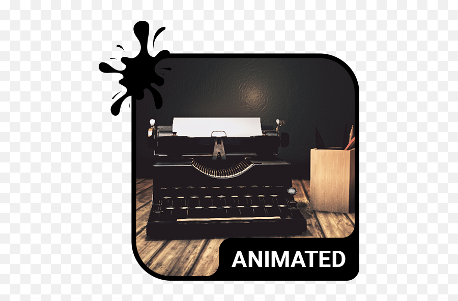 Typewriter Animated Keyboard U2013 Apps - Keyboard Live Png,Typewriter Icon