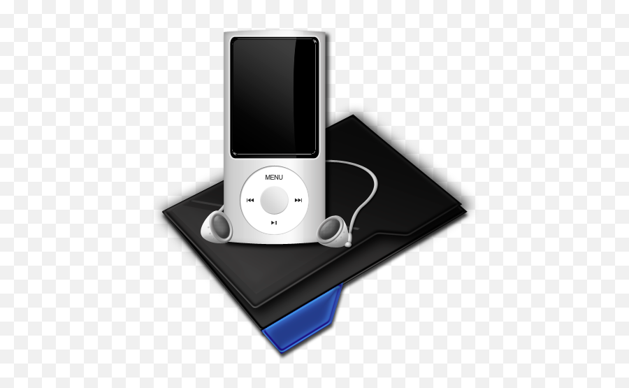 Folder My Music Mp3 Blue Icon - Vivid Icon Set Softiconscom Ipod Png,Mp3 Icon