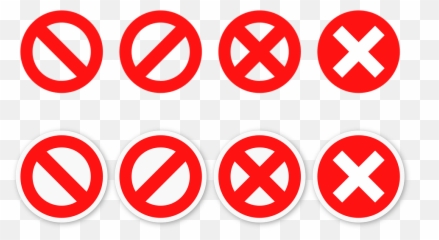 Free Photo Cancel Icon Delete Block Icons Exclude Blocked - png