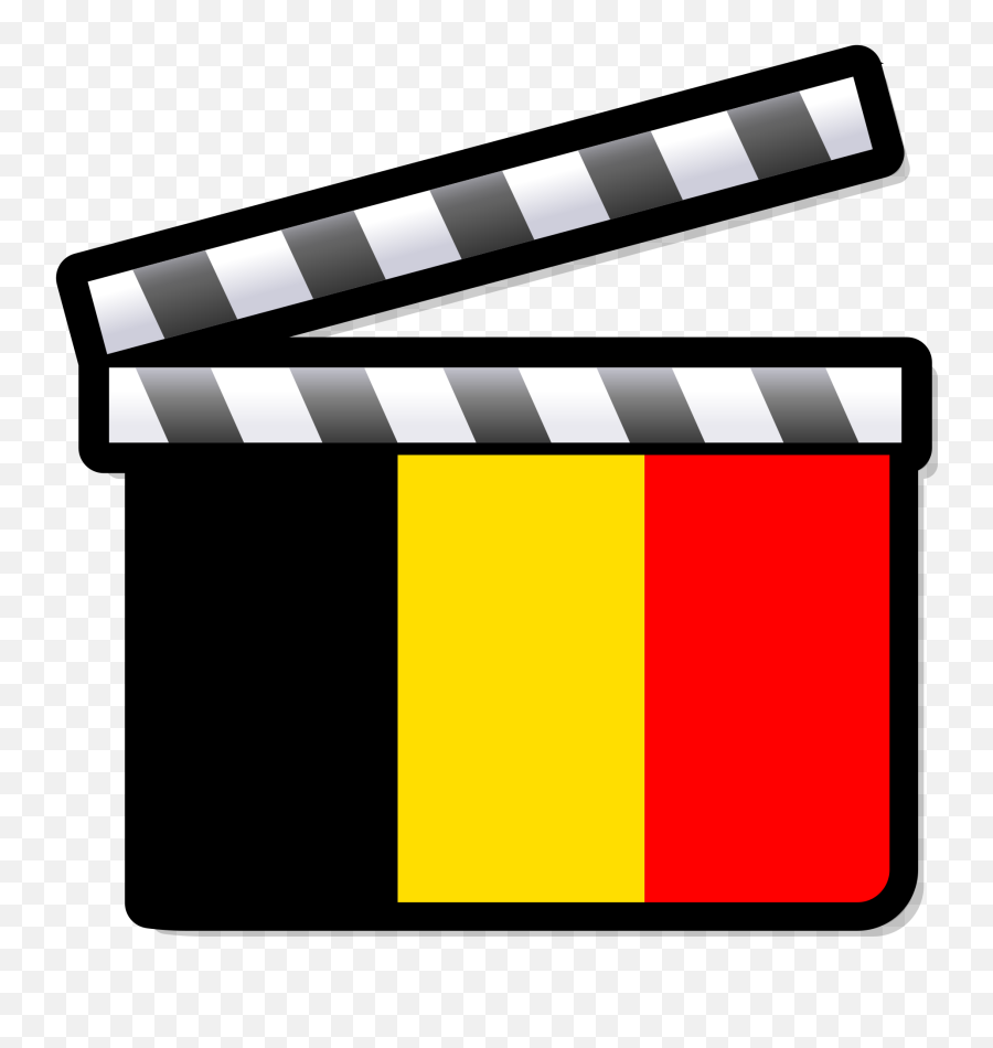 Filebelgium Film Clapperboardsvg - Wikimedia Commons Cinema Of Belgium Png,Clapper Board Png