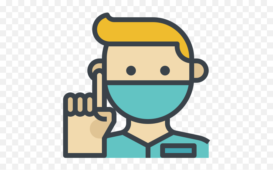 Doctor Advise Warning Suggestion Avatar Free Icon - Icon Data Scientist Icon Free Png,Animation Icon Free