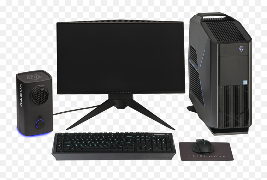 Download Vortx Setup Front Desktop - Gaming Setup Transparent Background Png,Desktop Computer Png