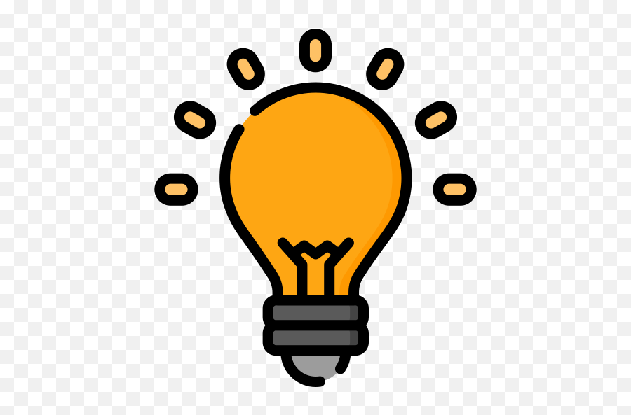 Idea Icon From Job Promotion Pack Style - Lineal Color Incandescent Light Bulb Png,Light Icon Pack