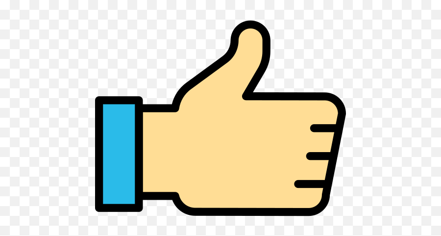 Thumbs Up - Free Gestures Icons Horizontal Png,Thums Up Icon