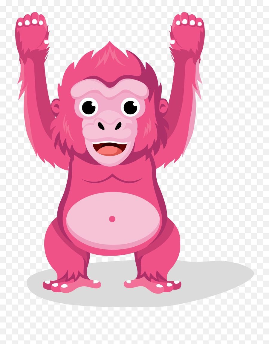 The Story Of Pink Gorilla - Happy Png,Orangutan Icon