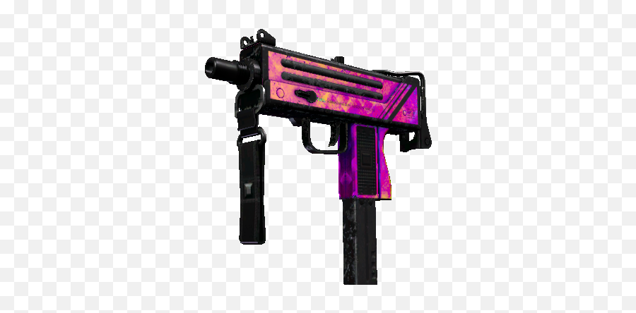 Mac - 10 Disco Tech U2014 Skin On Csgo Wiki By Csmoney Png,Icon Battlescar Vest