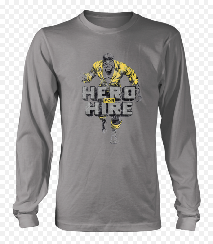 Marvel Heroes For Hire Luke Cage Stance Graphic T - Shirt Png,Luke Cage Png