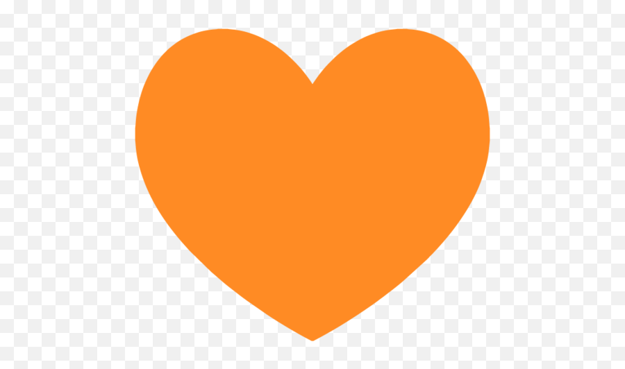 Heart Icon - Free Icons Easy To Download And Use Orange Heart Shape Clipart Png,Heart Icon Transparent