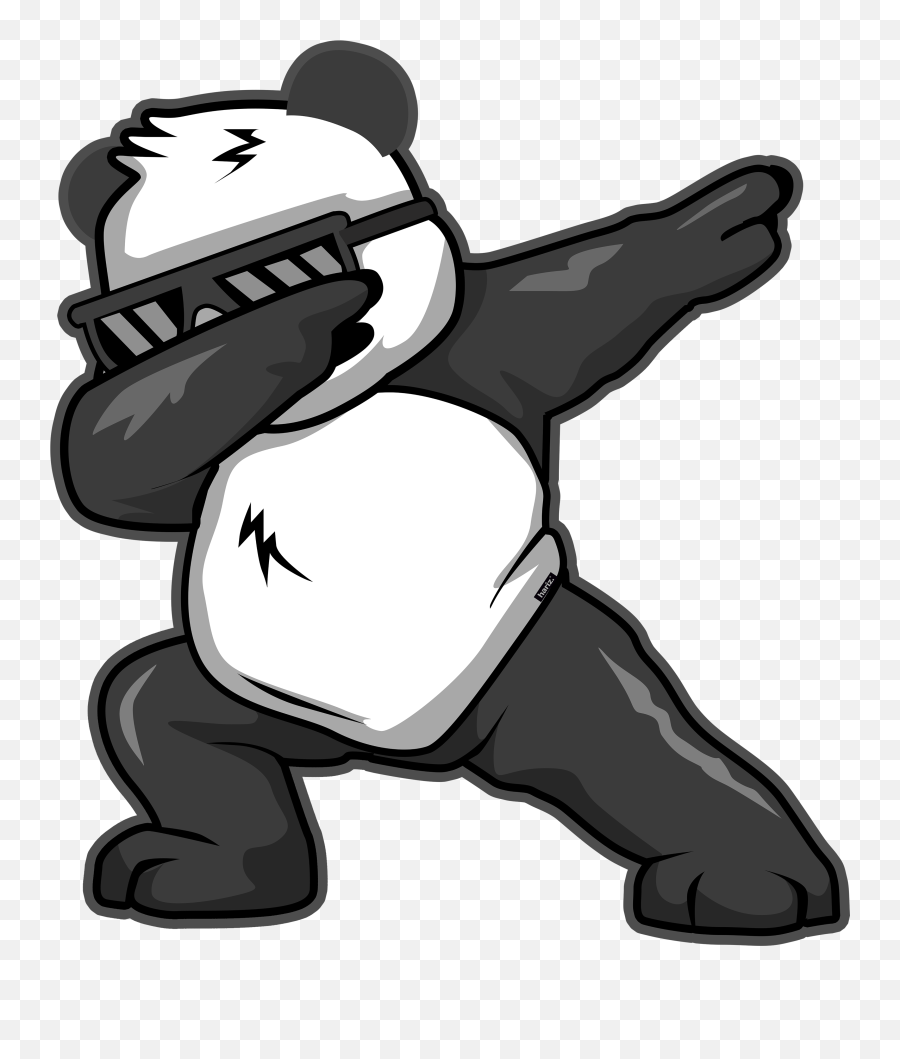 Download Panda Dab Png - Draw A Panda Doing Dab,Dab Png