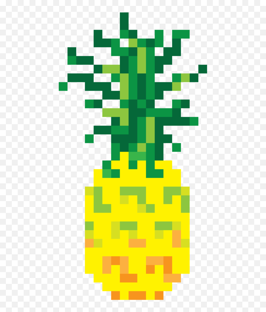 8 - Bit Pineappleu0027 Pineapple 8 Bit Png Clipart Full Size Minecraft Pineapple Pixel Art,Tide Pod Transparent Background