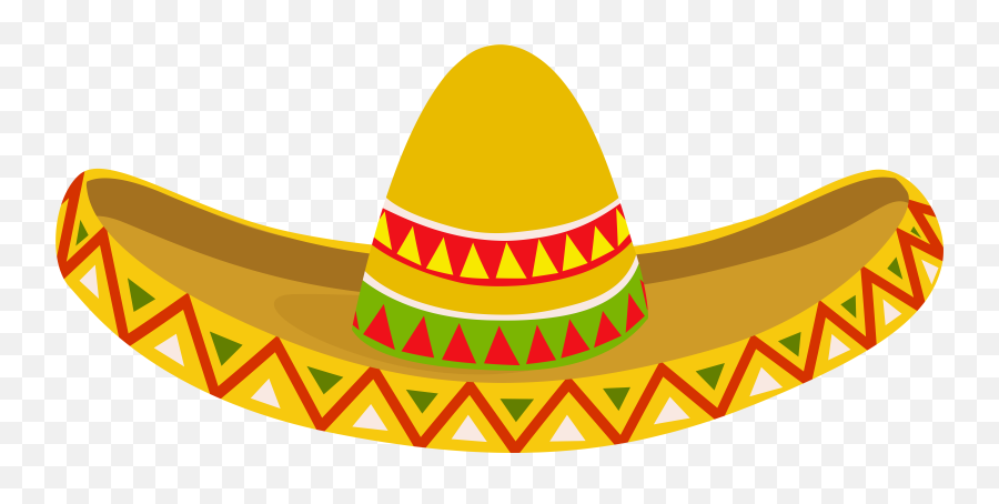 Mexican Sombrero Clipart Png - Sombrero Clipart,Sombrero Mexicano Png