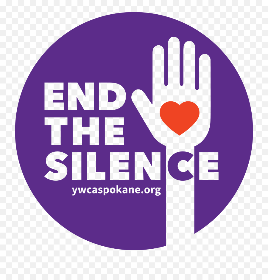 End The Silence With Domestic Violence U2013 Ywca Spokane - Domestic Violence Logo Png,Silence Png