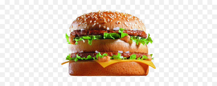 Big Mac Close Up Transparent Png - Hamburger Png,Mcdonalds Png