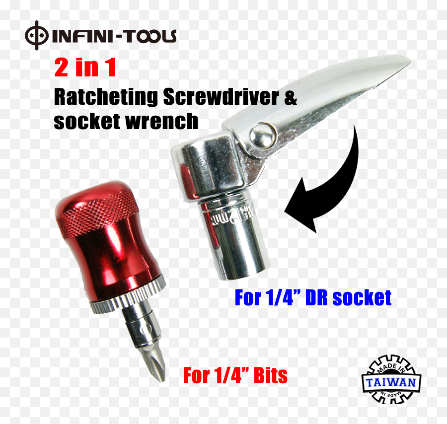 2 In 1 Stubby Ratcheting Screwdriver U0026 Socket Wrench 72 T - Aids Foundation Of South Africa Png,Wrench Transparent