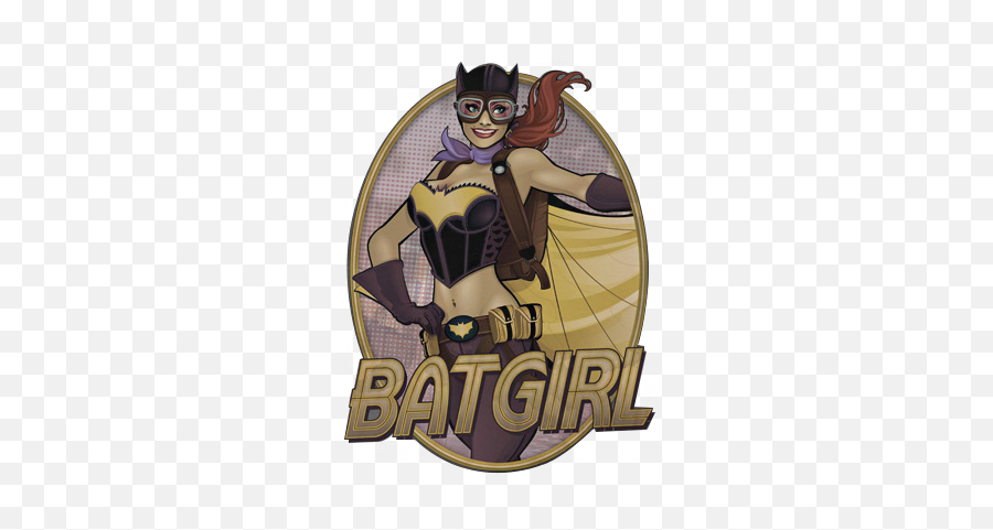 Download Hd Batgirl Poster De Vidrio Justice League Dc - Bombshell Batgirl Png,Batgirl Transparent