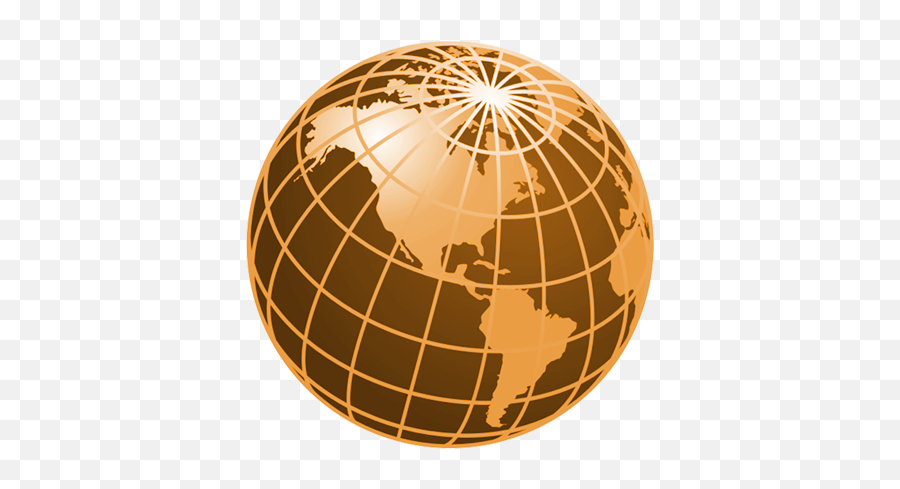 Download Purple And Gold Globe - Mlm World Png,Gold Globe Png