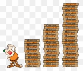 Little Caesars Pueblo - Cartoon Stack Of Pizza Boxes Png,Little Caesars Logo Png