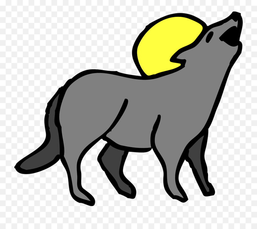 Coyote Gray Wolf Clip Art - Clip Art Coyote Png,Fox Tail Png