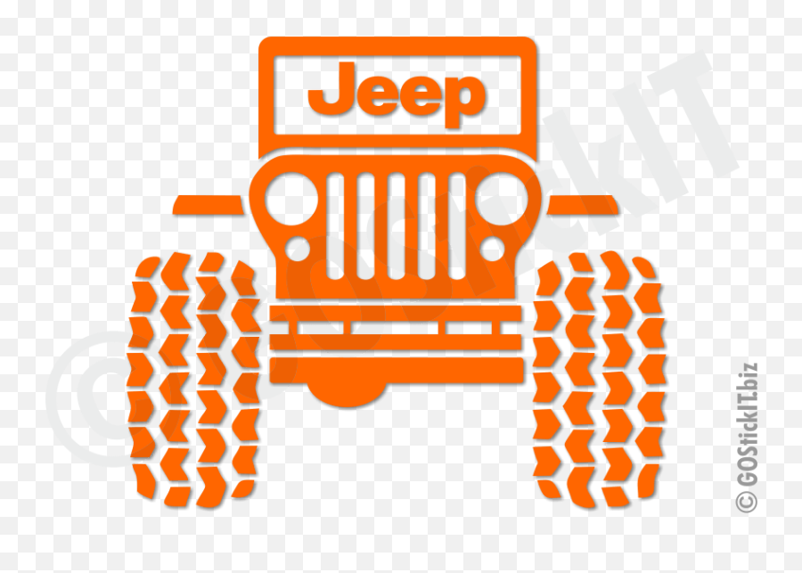 Orange Jeep Logo - Cool Jeep Logo Png,Jeep Logo Images