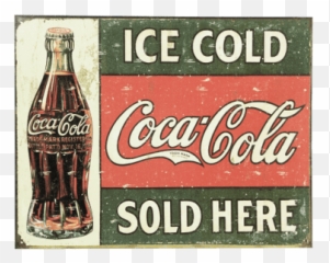 The Coca Cola Company Logo Transparent Png - StickPNG Vintage Sign