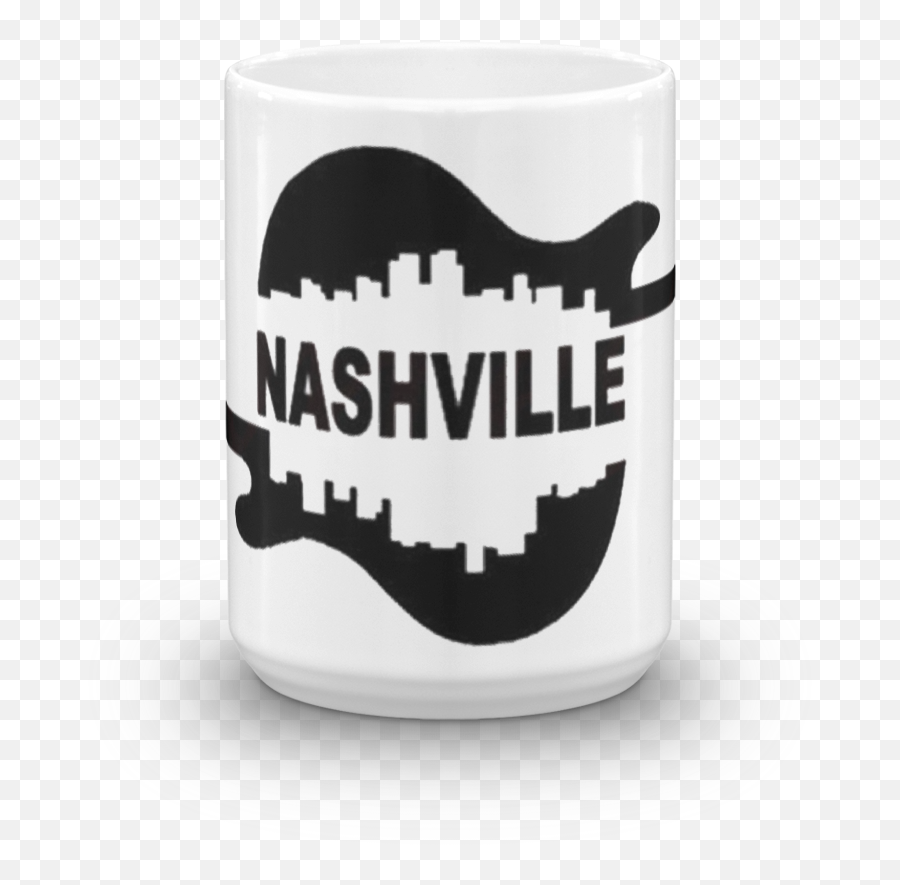Download Hd Nashville Guitar Logo Mug - Clip Art Png,Logo Keren