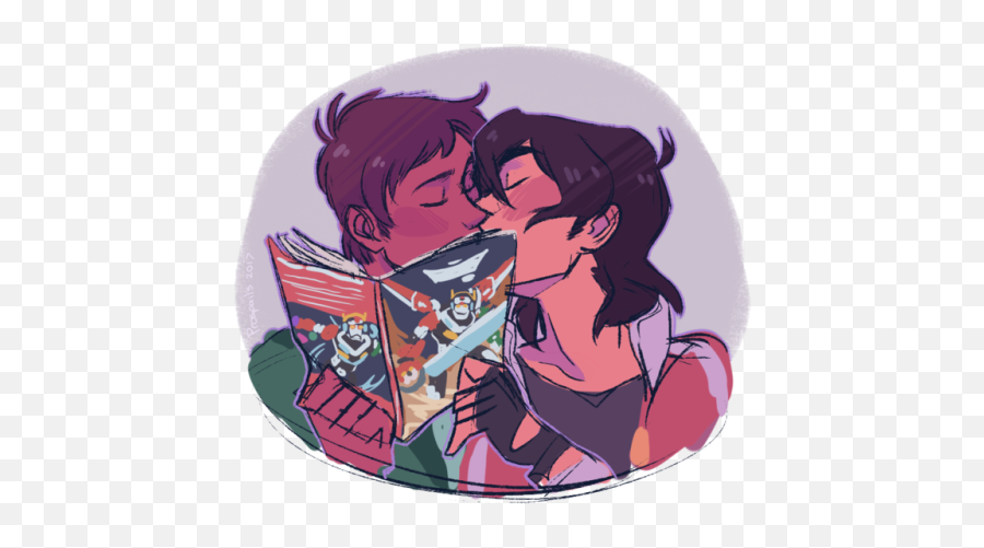 Download Klance Tumblr Kiss Png Image With No Background - Cartoon,Kiss Png