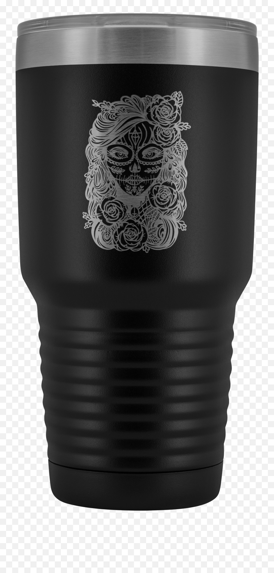 La Calavera Catrina Inspired Laser Etched Tumbler - Mug Png,Catrina Png