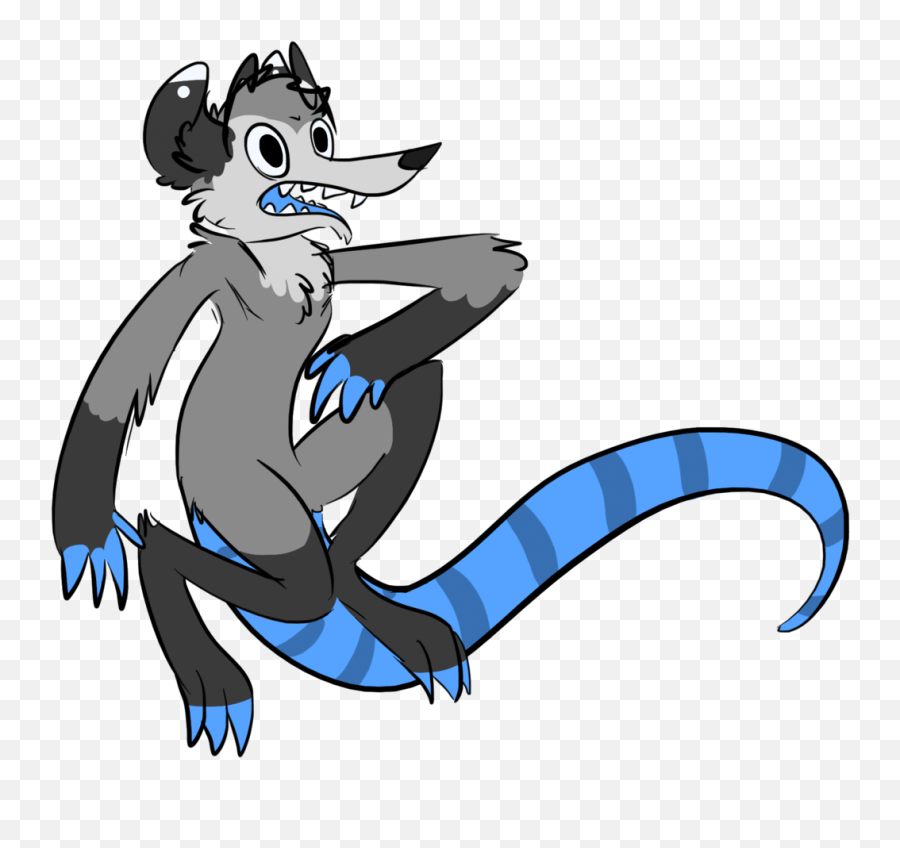 Download Opossum - Cartoon Full Size Png Image Pngkit Cartoon,Opossum Png