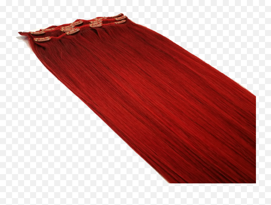 Red Röd Clips Hair Rakt - Red Hair Png,Red Curtain Png