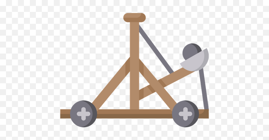 Catapult Icon Of Flat Style - Illustration Png,Catapult Png
