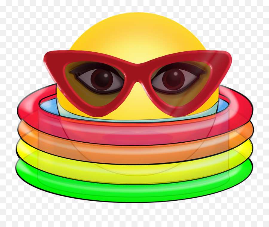 Cool Emoji Png Photo Mart - Emoticon Swimming,Confused Emoji Png