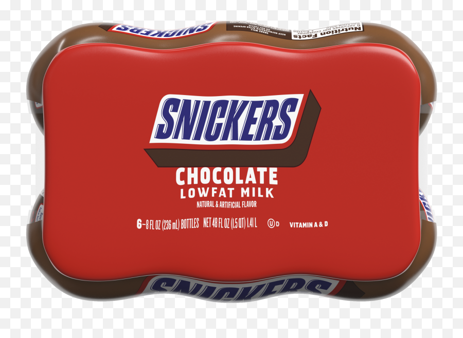Nesquik Snickers Flavored Chocolate Milk 8 Oz Bottles 6 Pack - Snickers Png,Snickers Logo