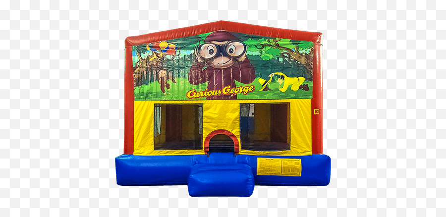 Curious George Bounce House Rental New York Clownscom - Inflatable Png,Curious George Png