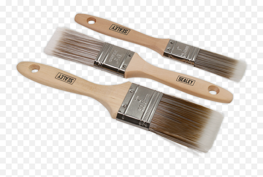 Sealey 3 Piece Paint Brush Set Brushes - Paint Tools Png,Paint Brushes Png