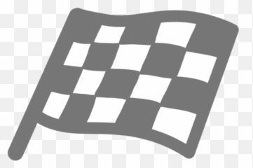 Chequered Flag Emoji - Bandera A Cuadros png