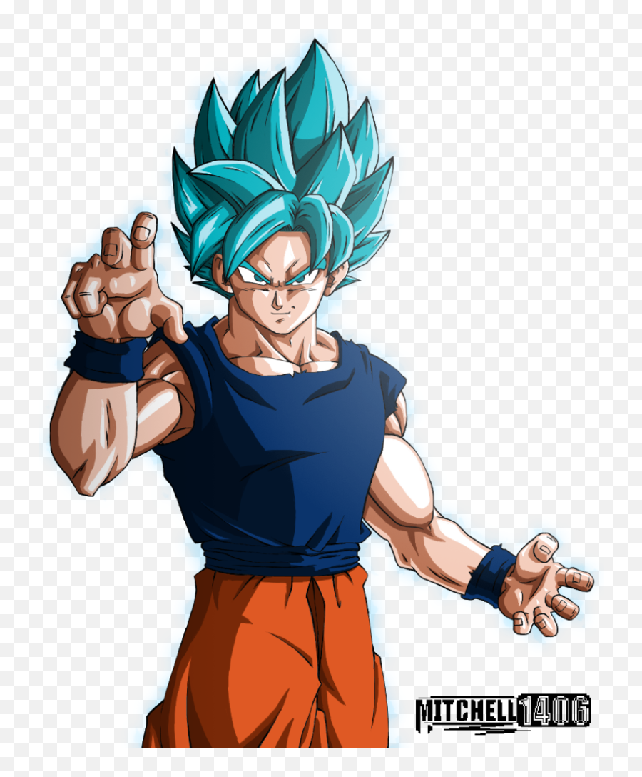 Goku Super Saiyan Blue Png - Goku Perfected Super Saiyan Dessin Goku Super Saiyan Blue,Super Saiyan Png