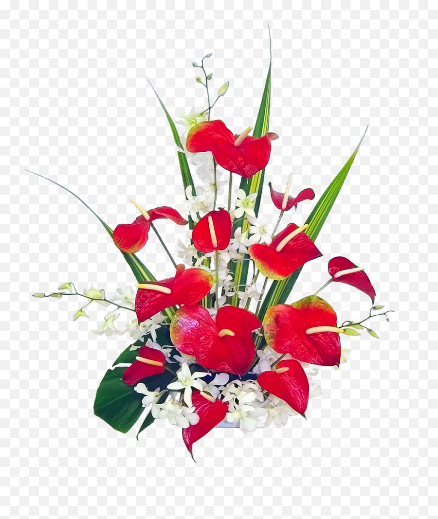 Lava Fountain U2013 Arrangement Of Hawaiian Flowers - Greeting Card Png,Tropical Flowers Png