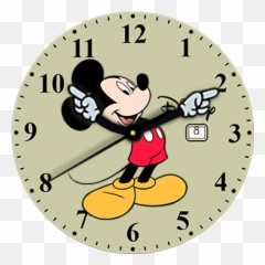 Download Mickey Mouse Yellow - Watch Face png