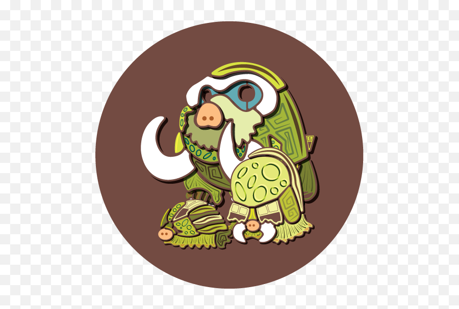 Mamoswine Family Button U2014 Izel Studios Png Mammoth