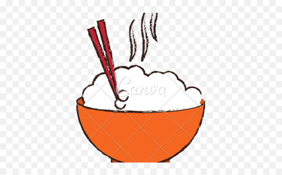 Rice Clipart Hot - Hot Bowl Of Rice Clipart Png,Rice Png