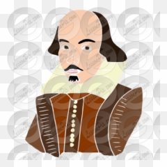 Shakespeare Stencil For Classroom Therapy Use - Great Bandoneon Png,Shakespeare Png
