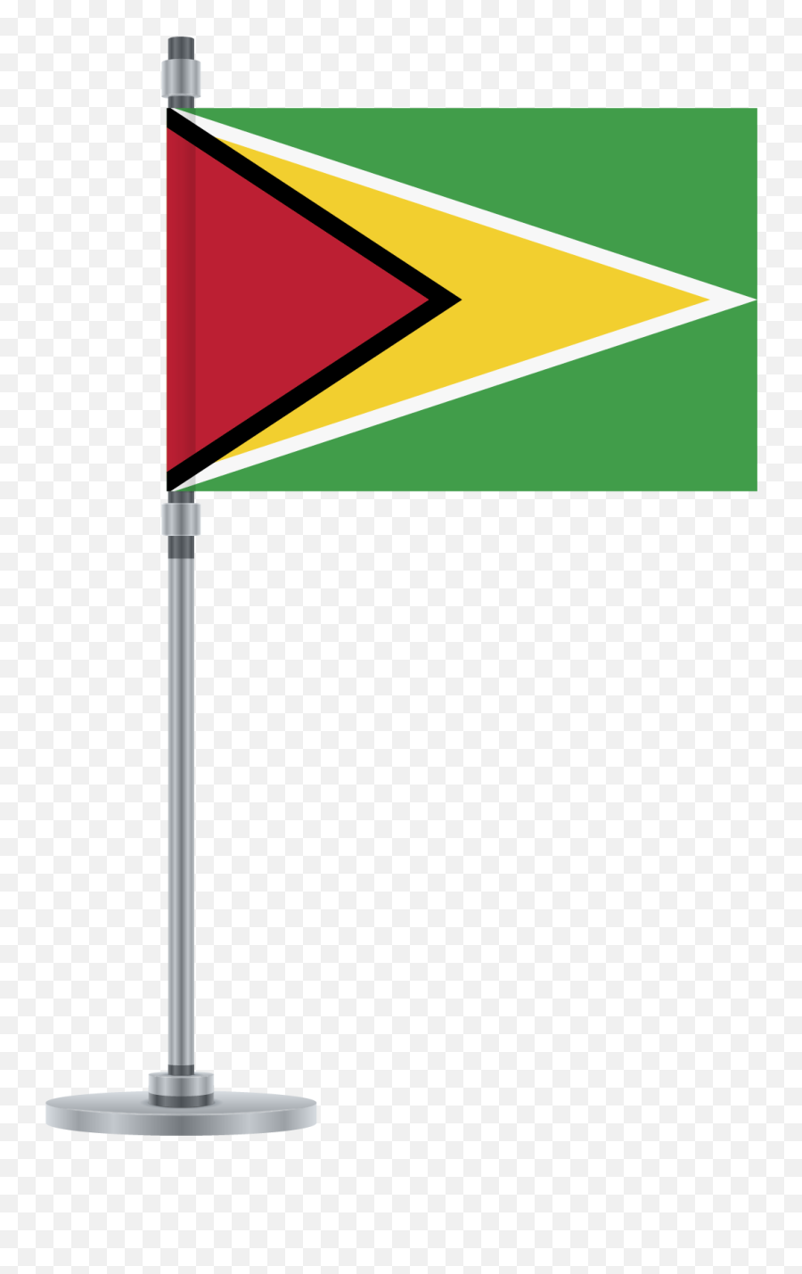 Parcel Delivery To Guyana - Guyana Hand Flag Png,Guyana Flag Png