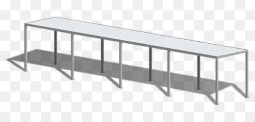 Covered Walkway Canopy 100 Commercial Aluminum - Horizontal Png,Walkway Png