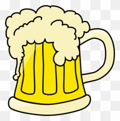 Download Hd Beer Mug With Foam - Clip Art Transparent png