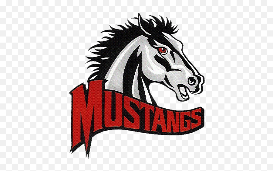 Basketball With Mustang Black And White - Mustangs Mundelein High School Png,Mustang Logo Clipart